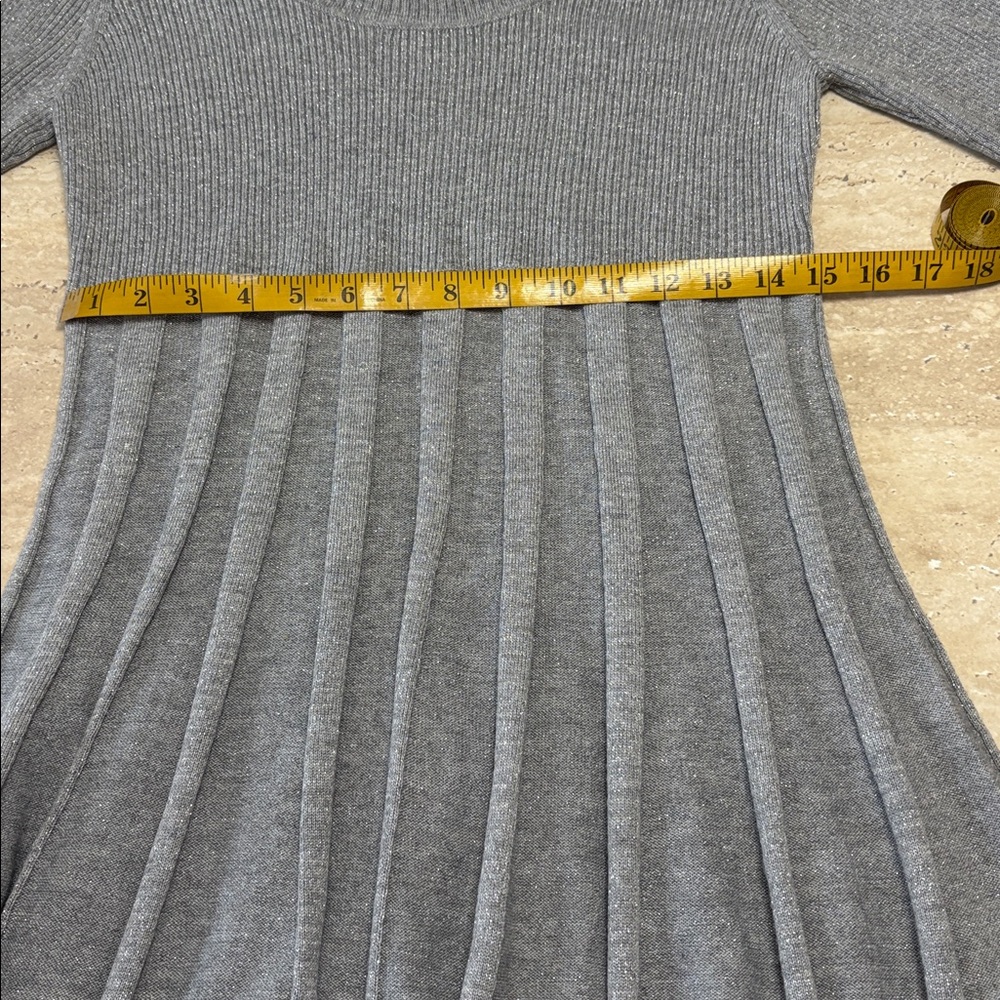 NWT Calvin Klein Gray Sweater Dress - Picture 5 of 8